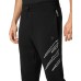 PLEIN SPORT PANTALONE JOGGING TROUSERS IN COTONE BLACK E SILVER