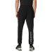 PLEIN SPORT PANTALONE JOGGING TROUSERS IN COTONE BLACK E SILVER