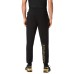 PLEIN SPORT PANTALONE JOGGING TROUSERS IN COTONE BLACK E GOLD