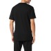 PLEIN SPORT T-SHIRT IN JERSEY DI COTONE A MANICA CORTA BLACK E SILVER CON STAMPA LAMINATA E IN STRASS