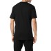 PLEIN SPORT T-SHIRT IN JERSEY DI COTONE A MANICA CORTA BLACK E GOLD CON STAMPA LAMINATA E IN STRASS