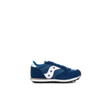 Saucony boy jazz sneakers blu con inserti bianchi 