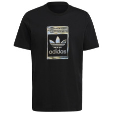 Adidas Originals T-shirt nera da uomo con maxi logo