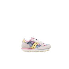 Saucony jazz sneakers da bimba grigia con inserti rosa 