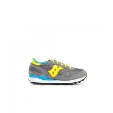 Saucony shadow original sneakers grigia con inserti blu 