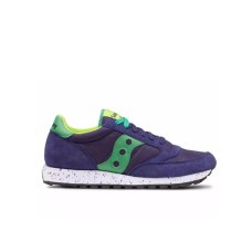 Saucony jazz original sneakers blu con inserti verdi 