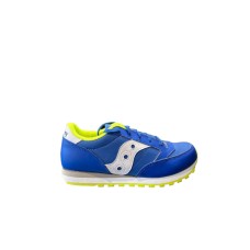 Saucony jazz original sneakers blu con inserti fluo