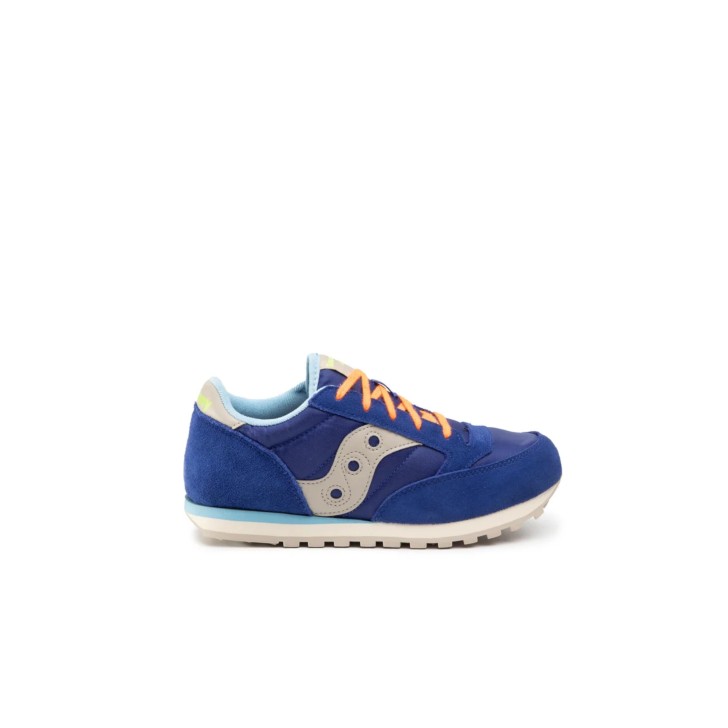 Saucony jazz original sneakers blu con inserti beige 