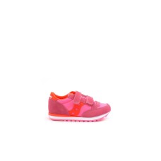 Saucony baby jazz sneakers rosa con inserti rossi 