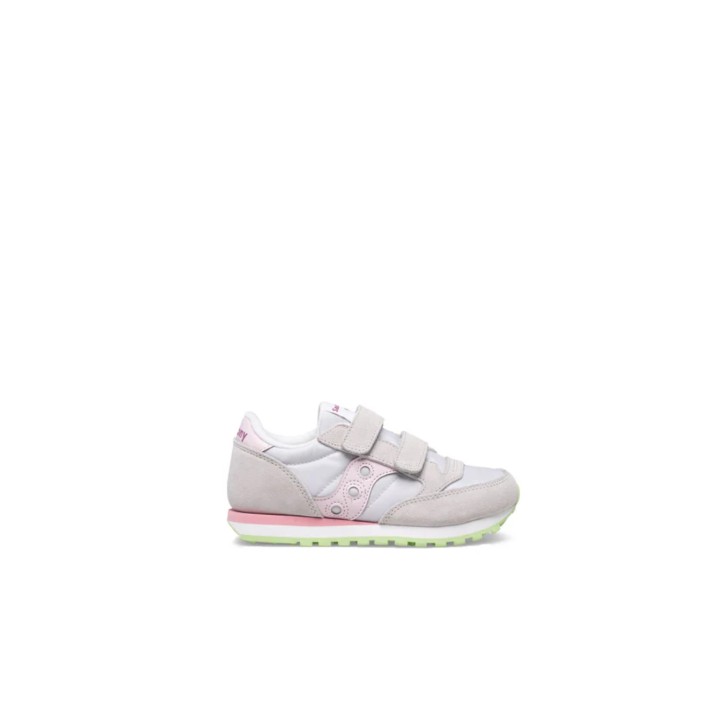 Saucony baby jazz grigia con inserti rosa