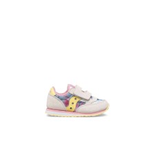 Saucony baby jazz grigia con inserti gialli 