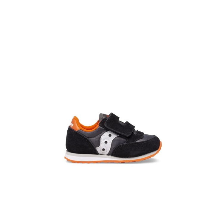 SAUCONY BABY JAZZ BLACK/GREY/ORANGE