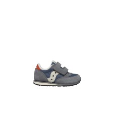 SAUCONY ORIGINALS SNEAKER BABY JAZZ HL SL267831 IN SUEDE E NYLON GREY/BLUE/ORANGE 