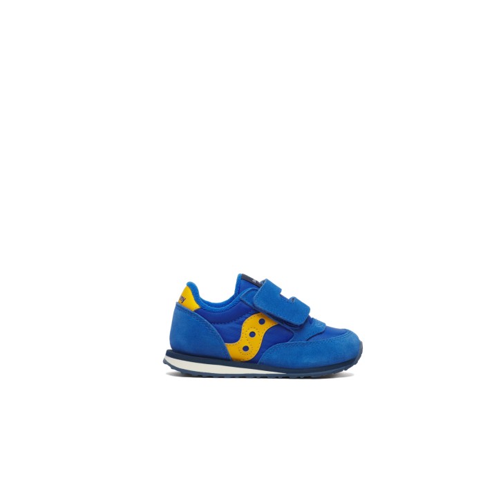 SAUCONY ORIGINALS SNEAKER BABY JAZZ HL SL267994 IN SUEDE E NYLON BLUE/YELLOW