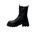 4US STIVALETTO IN LEATHER BLACK DA DONNA