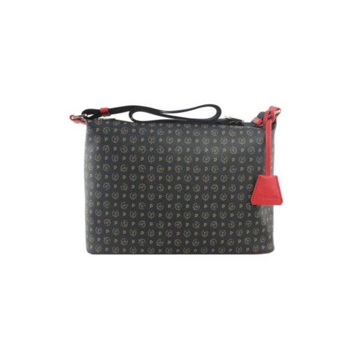 pollini  Borsa Hobo collezione Heritage Logo classic Tracolla regolabile in gros grain con logo jacquard.