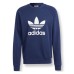 Adidas Originals Felpa Blu con logo a contrasto da Uomo 