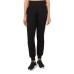 GUESS PANTALONE JOGGER REGULAR FIT IN COTONE BLACK CON BANDE CON 4G LOGO 