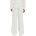 GUESS PANTALONE WHITE PEONY LOGO ALL OVER 