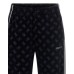 GUESS PANTALONE IN CINIGLIA BLACK CON 4G LOGO ALL OVER 