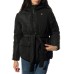 GUESS GIUBBOTTO OVERSIZE BLACK CON CAPPUCCIO E BANDE 4G LOGO