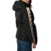 GUESS GIUBBOTTO OVERSIZE BLACK CON CAPPUCCIO E BANDE 4G LOGO