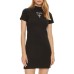 GUESS COLETTE MINI ABITO STRETCH NERO 