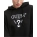 GUESS FELPA ROBERTA NERA CON CAPPUCCIO 