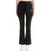 JUICY COUTURE PANTALONE IN CINIGLIA BLACK CON LOGO LETTERING IN STRASS ARGENTO