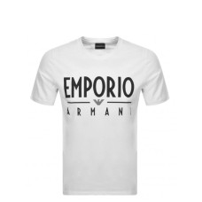 Emporio Armani T-shirt da uomo Bianca con logo EMPORIO ARMANI