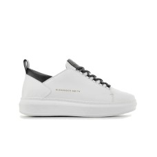 ALEXANDER SMITH SNEAKERS - COLORE: BIANCO/NERO