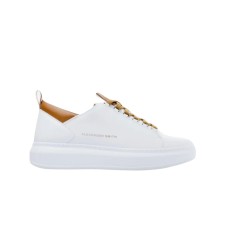 ALEXANDER SMITH SNEAKERS - COLORE: BIANCO/MARRONE