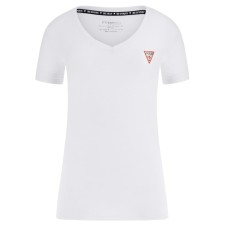 GUESS T-SHIRT BIANCA CON LOGO LATERALE