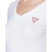 GUESS T-SHIRT BIANCA CON LOGO LATERALE