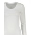 GUESS T-SHIRT A MANICA LUNGA BIANCA IN COTONE CON LOGO LETTERING IN STRASS