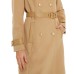 GUESS CAPPOTTO DOPPIOPETTO BEIGE CON COLLO IN ECOPELLE E SIMILPELLICCIA ESTRAIBILE	