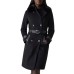 GUESS CAPPOTTO DOPPIOPETTO BLACK CON COLLO IN ECOPELLE E SIMILPELLICCIA ESTRAIBILE