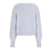 GUESS CARDIGAN IN FILATO FRUZZY RELAXED SKY BLUE CON BOTTONI GIOIELLO	