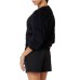 GUESS CARDIGAN IN FILATO FRUZZY RELAXED BLACK CON BOTTONI GIOIELLO 