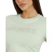 GUESS T-SHIRT DA DONNA VERDE CON LOGO NELLA PARTE ANTERIORE