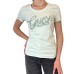 GUESS T-SHIRT DA DONNA VERDE CON LOGO NELLA PARTE ANTERIORE 