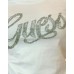 GUESS T-SHIRT DA DONNA VERDE CON LOGO NELLA PARTE ANTERIORE 