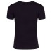 GUESS T-SHIRT DA DONNA NERA CON LOGO NELLA PARTE ANTERIORE 