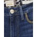 GUESS JEANS BLU DA DONNA CON LOGO NELLA PARTE ANTERIORE