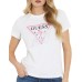 GUESS T-SHIRT DA DONNA BIANCA CON LOGO 