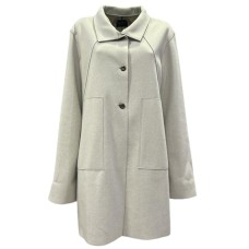 REFRIGIWEAR PARIS JACKET CAPPOTTO BEIGE DA DONNA CON LOGO NELLA PARTE ANTERIORE 