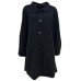 REFRIGIWEAR PARIS JACKET CAPPOTTO NERO DA DONNA CON LOGO NELLA PARTE ANTERIORE 