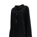 REFRIGIWEAR PARIS JACKET CAPPOTTO NERO DA DONNA CON LOGO NELLA PARTE ANTERIORE 