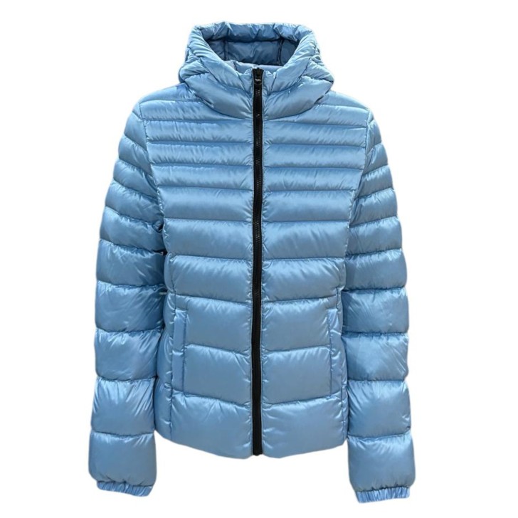 REFRIGIWEAR MEAD JACKET GIUBBOTTO AZZURRO DA DONNA CON CAPPUCCIO 