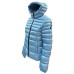 REFRIGIWEAR MEAD JACKET GIUBBOTTO AZZURRO DA DONNA CON CAPPUCCIO 